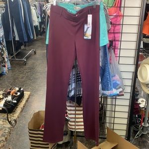 Burgundy Bettabrand pants size medium long